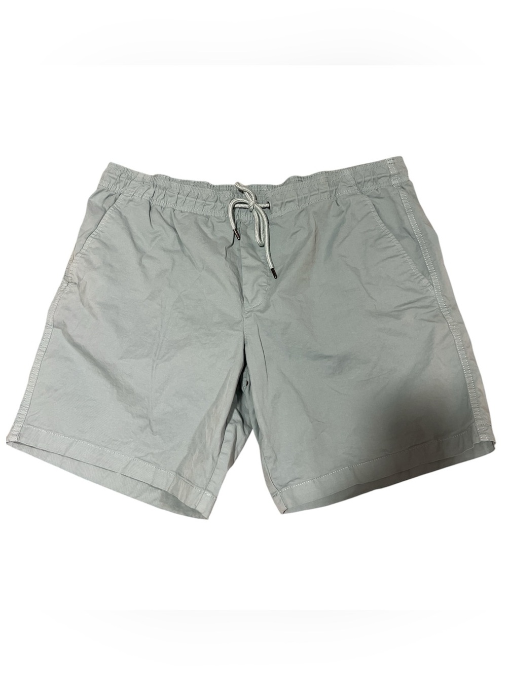 George Light Gray Men’s Flat Front Drawstring Shorts